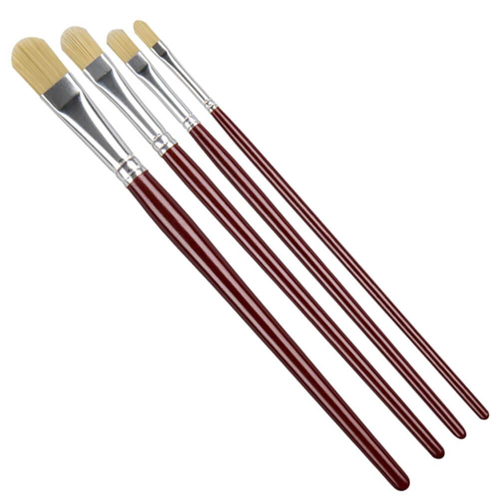 Pro Arte Series 30FL Filbert Nylon Brushes Sizes 2 - 8